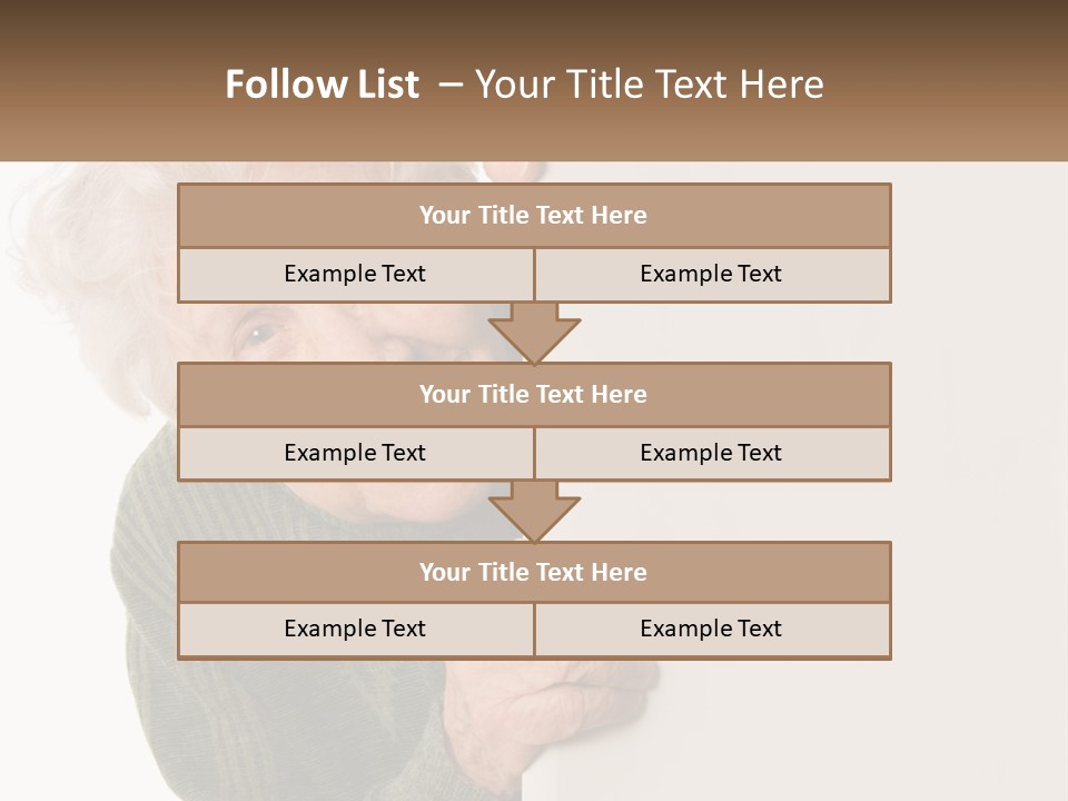 Coast Portrait Peaceful PowerPoint Template