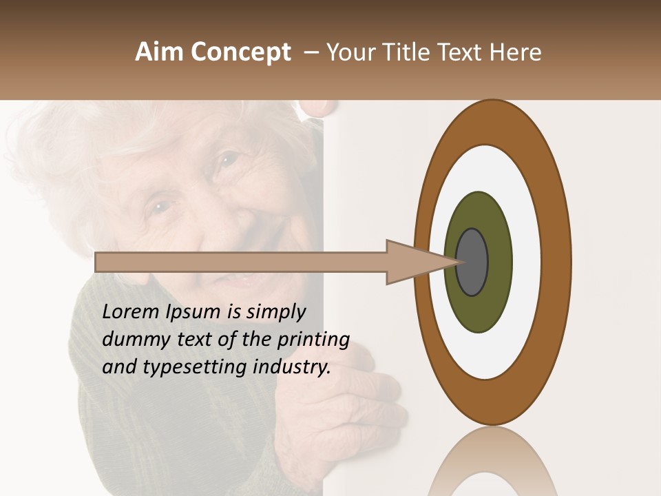 Coast Portrait Peaceful PowerPoint Template