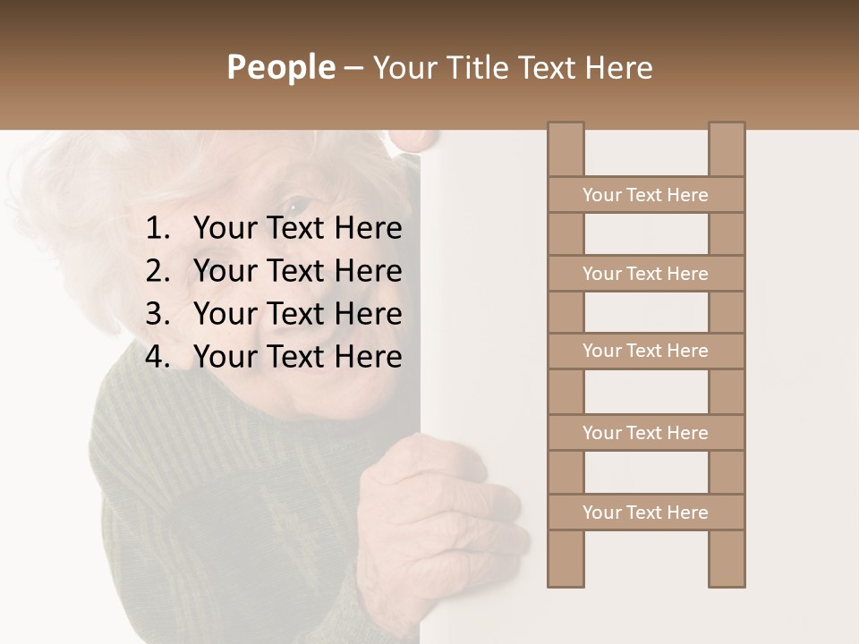 Coast Portrait Peaceful PowerPoint Template