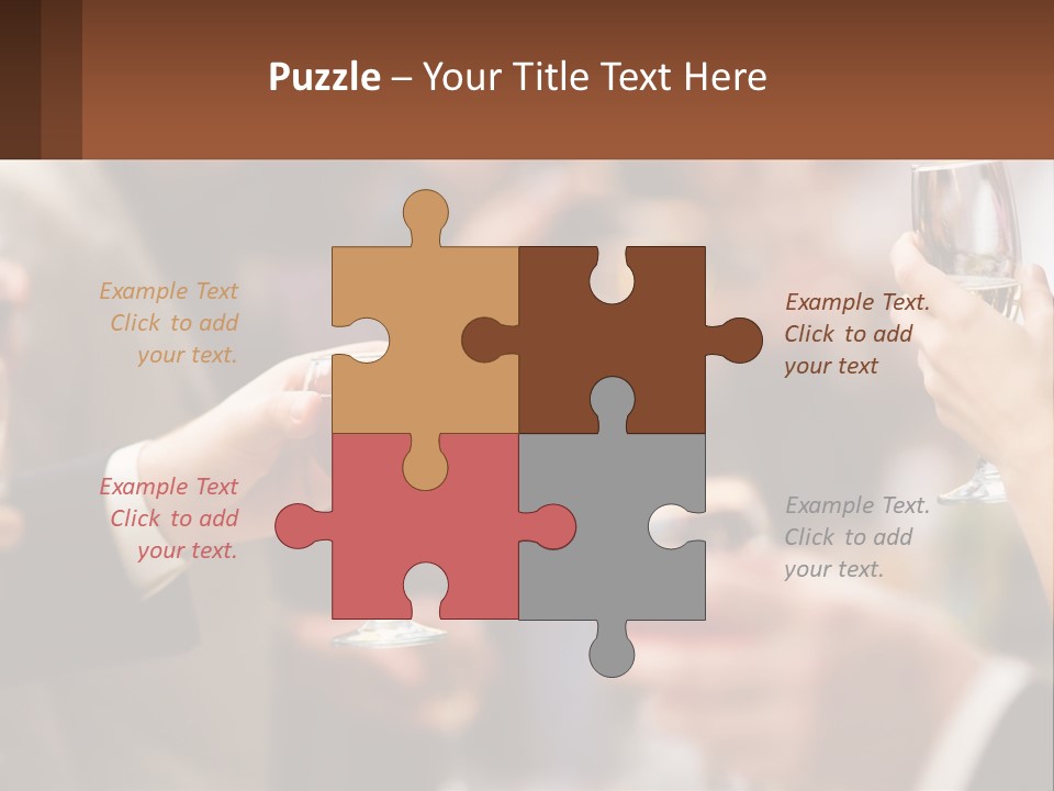 Coastal Caucasian Beach PowerPoint Template