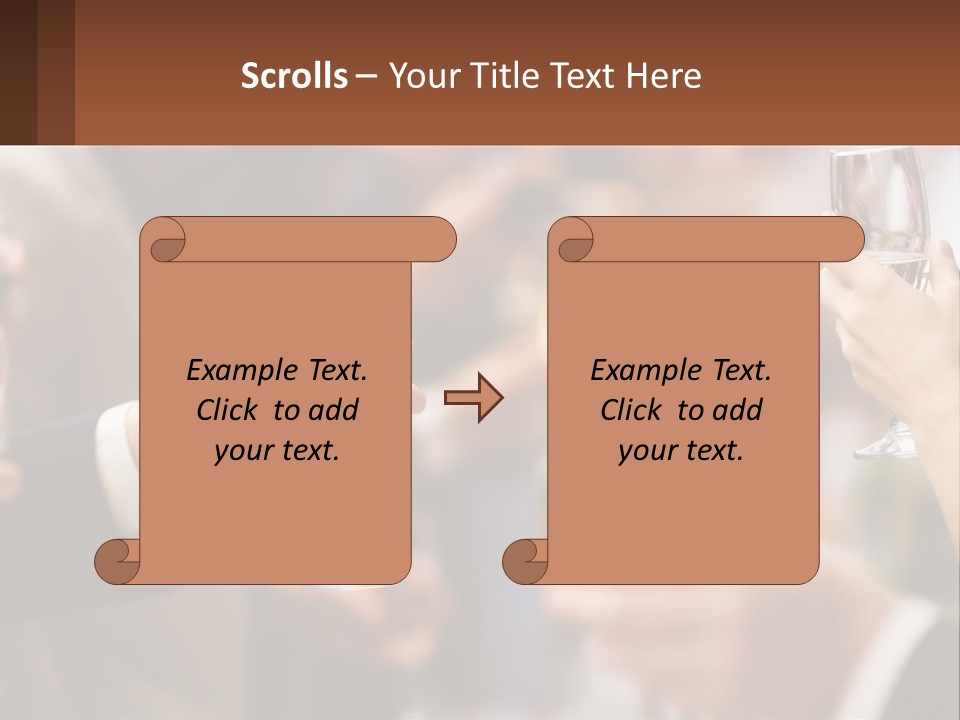 Coastal Caucasian Beach PowerPoint Template