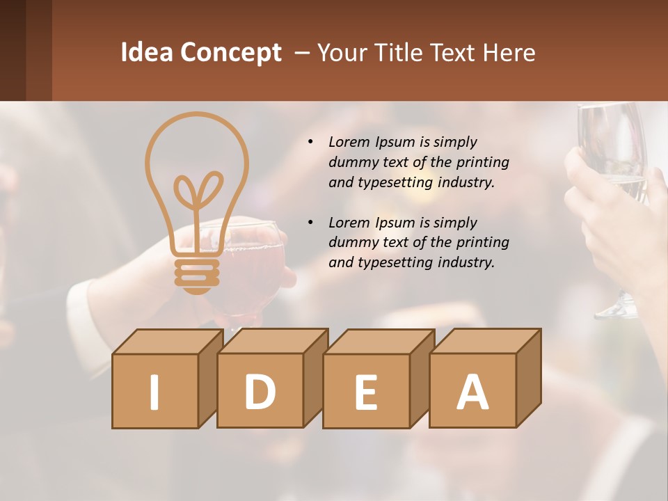 Coastal Caucasian Beach PowerPoint Template