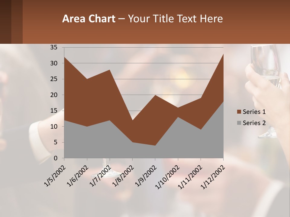 Coastal Caucasian Beach PowerPoint Template
