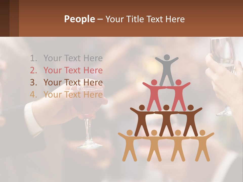 Coastal Caucasian Beach PowerPoint Template