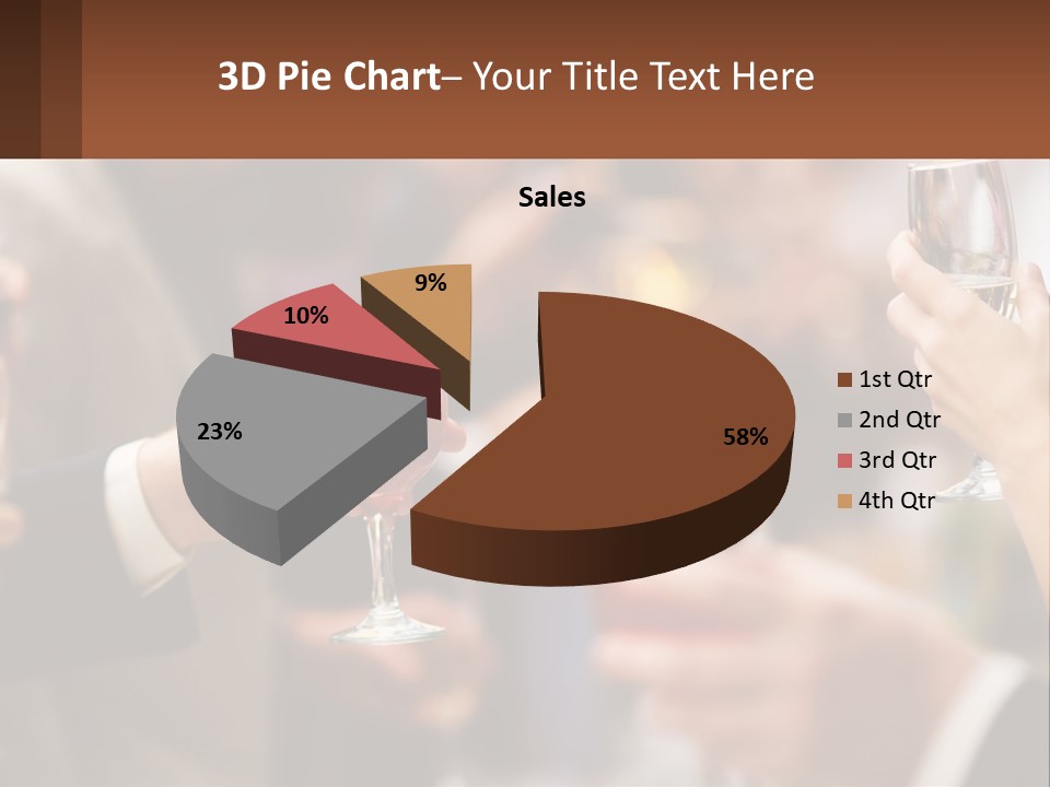 Coastal Caucasian Beach PowerPoint Template