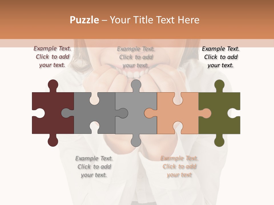 Portrait Lifestyle Elderly PowerPoint Template