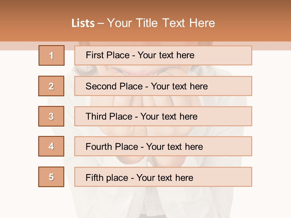 Portrait Lifestyle Elderly PowerPoint Template