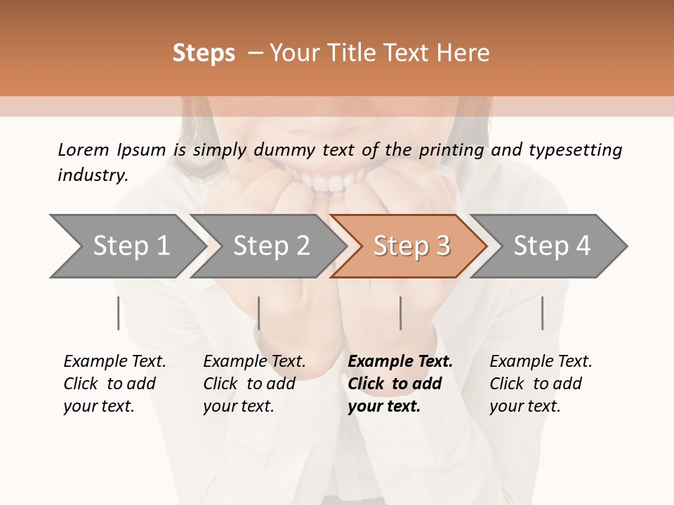 Portrait Lifestyle Elderly PowerPoint Template