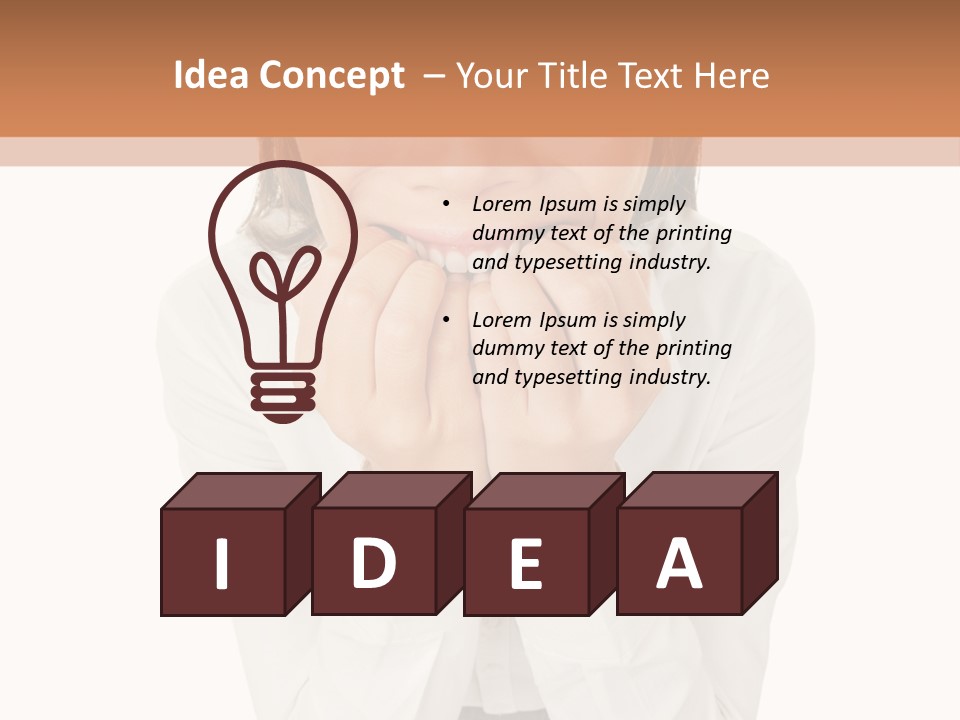 Portrait Lifestyle Elderly PowerPoint Template