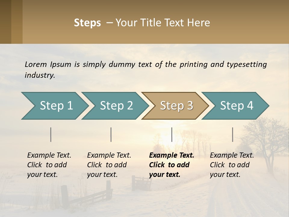 Sand Lifestyle White PowerPoint Template