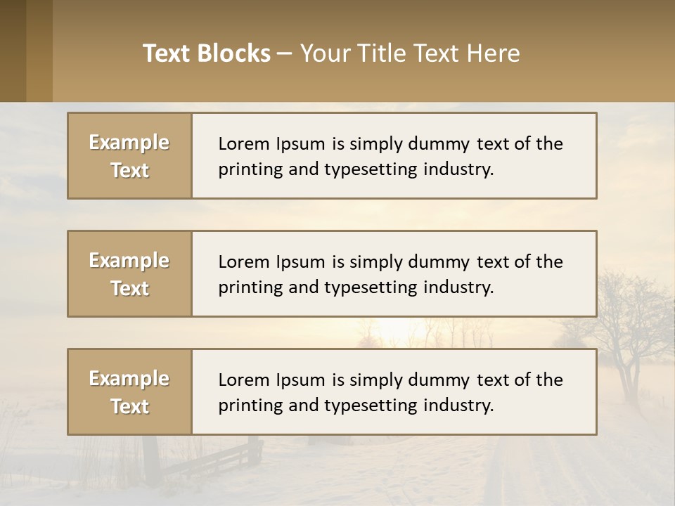 Sand Lifestyle White PowerPoint Template