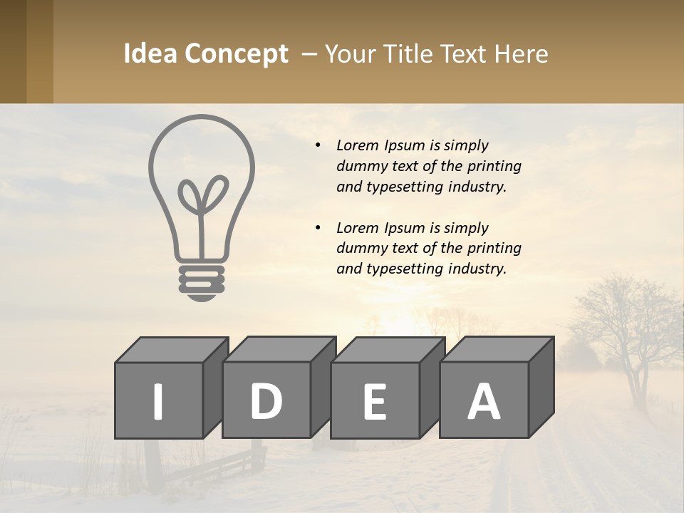 Sand Lifestyle White PowerPoint Template