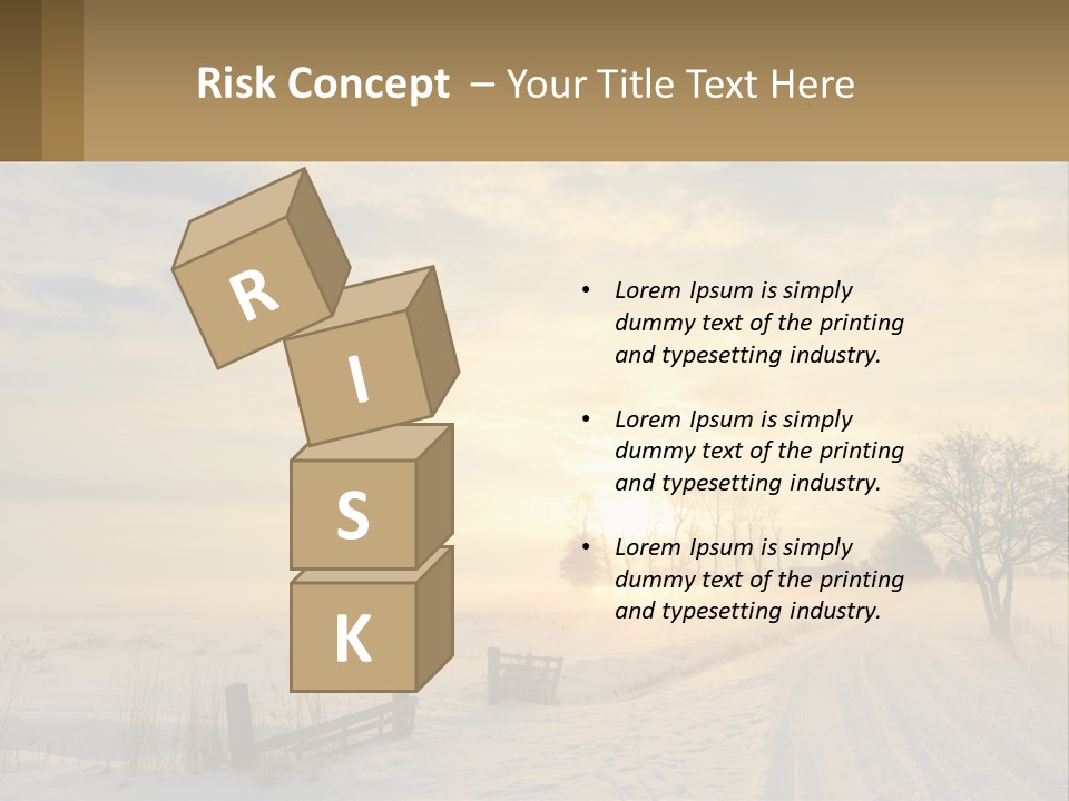 Sand Lifestyle White PowerPoint Template