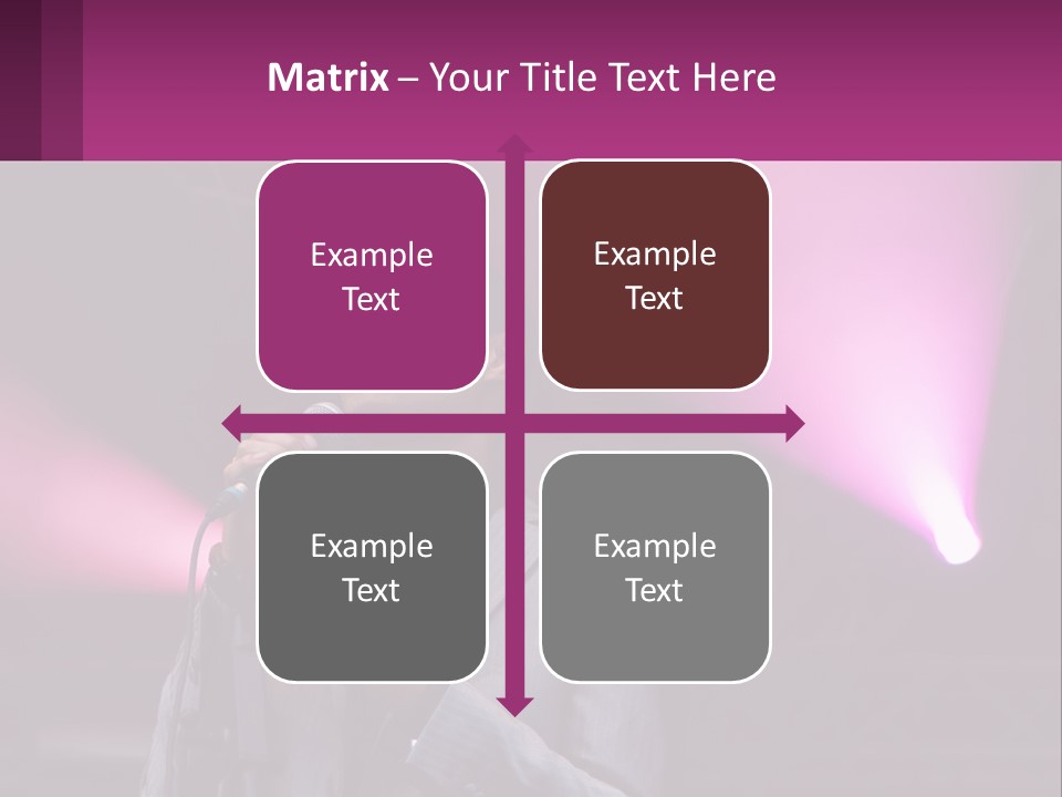 Peaceful Caucasian Family PowerPoint Template