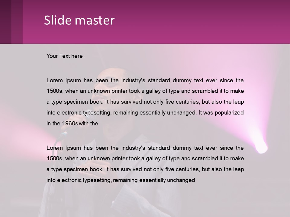 Peaceful Caucasian Family PowerPoint Template