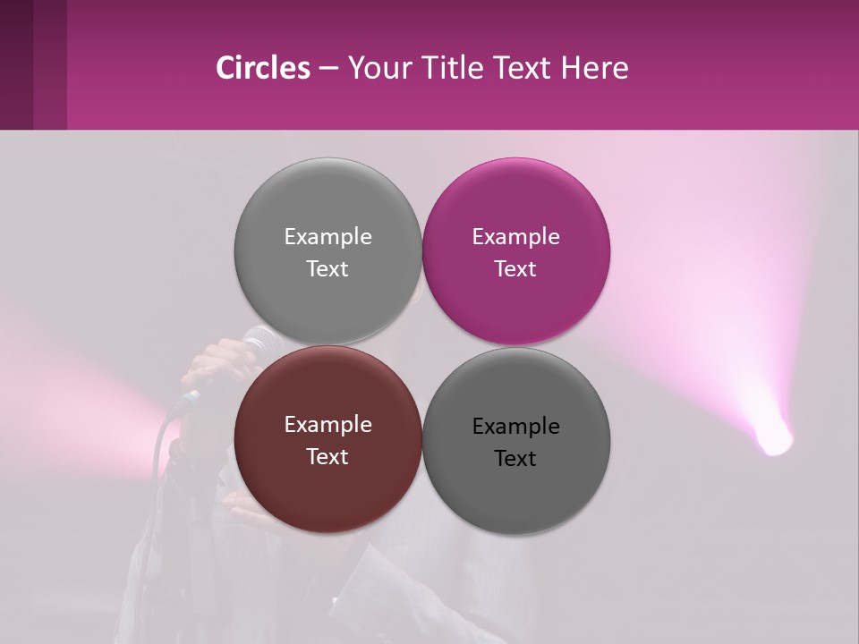 Peaceful Caucasian Family PowerPoint Template