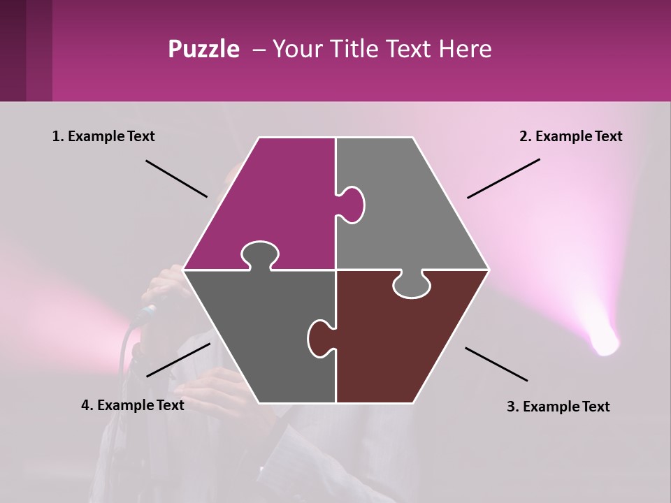 Peaceful Caucasian Family PowerPoint Template