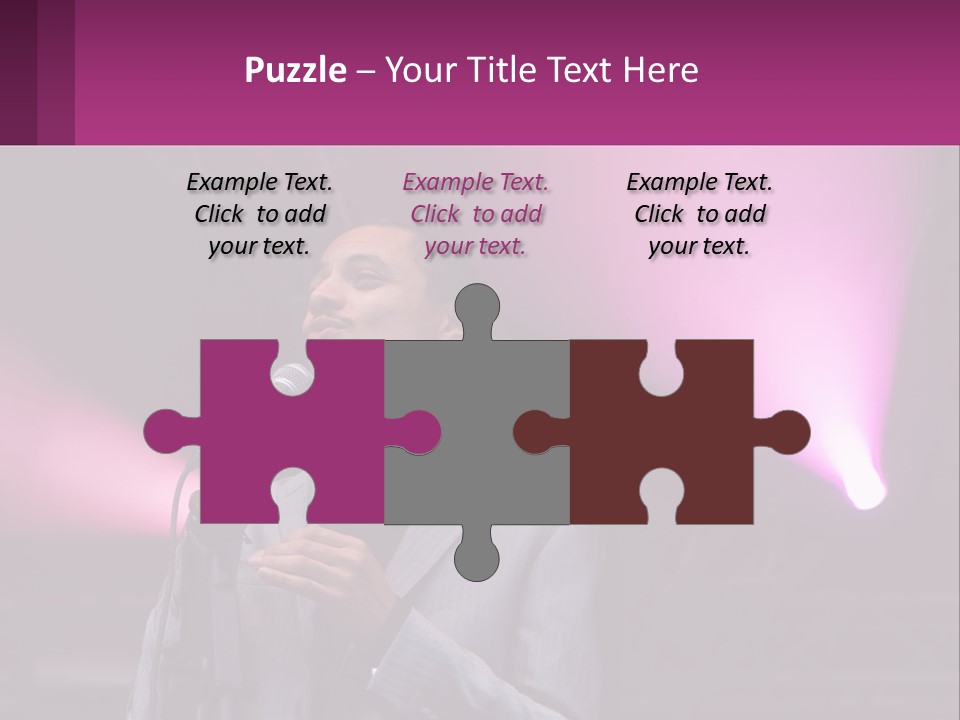 Peaceful Caucasian Family PowerPoint Template