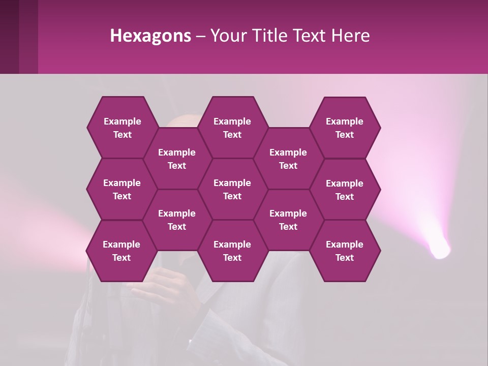 Peaceful Caucasian Family PowerPoint Template