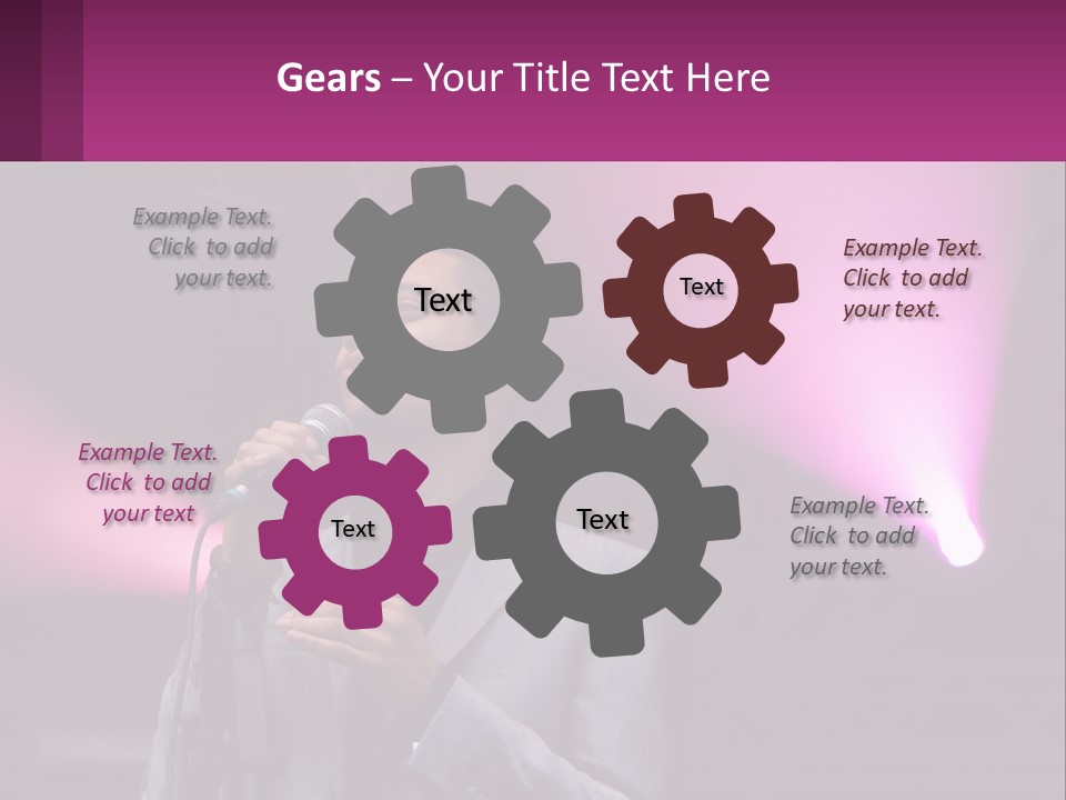 Peaceful Caucasian Family PowerPoint Template