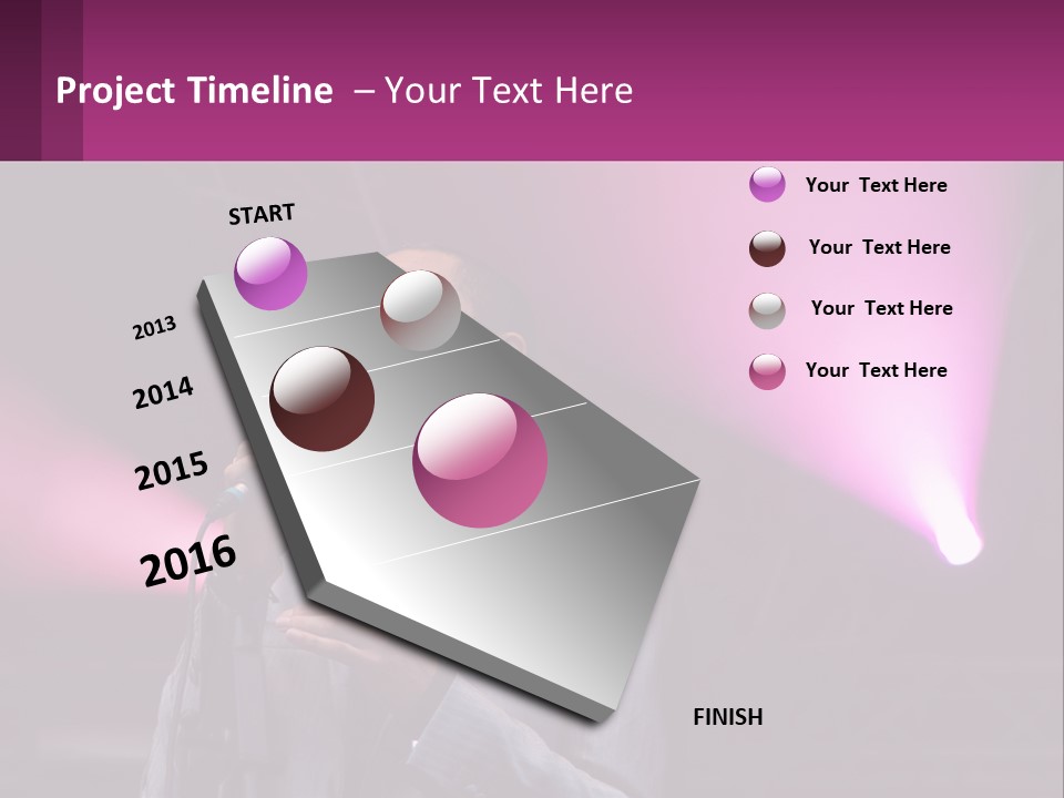 Peaceful Caucasian Family PowerPoint Template