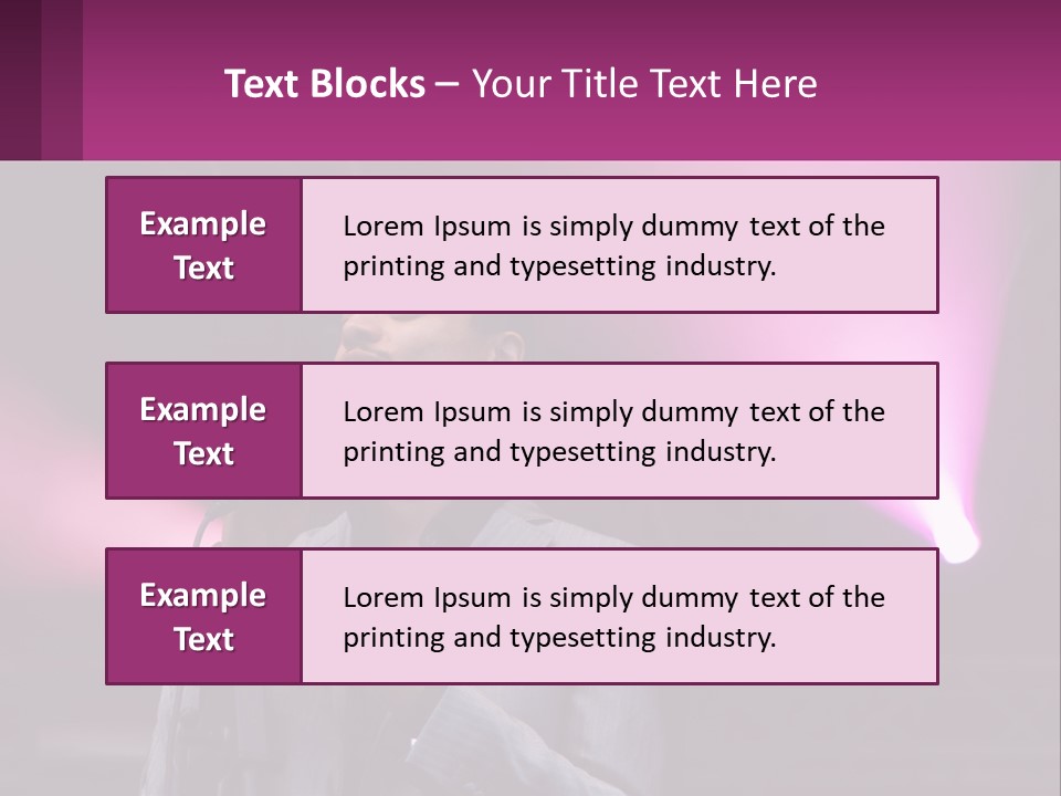 Peaceful Caucasian Family PowerPoint Template