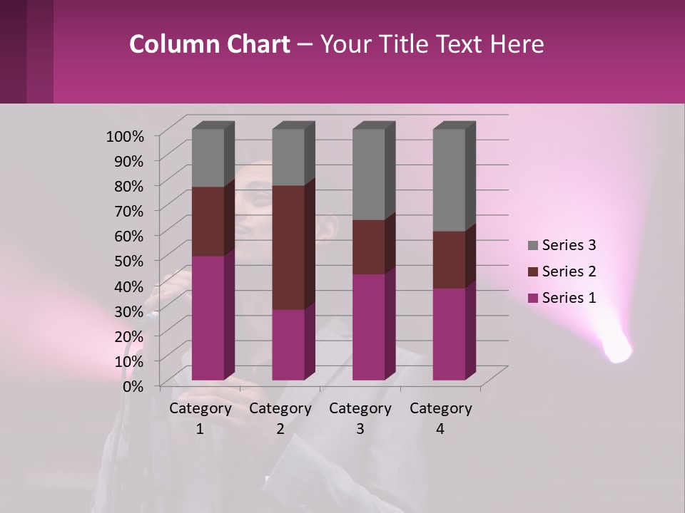 Peaceful Caucasian Family PowerPoint Template