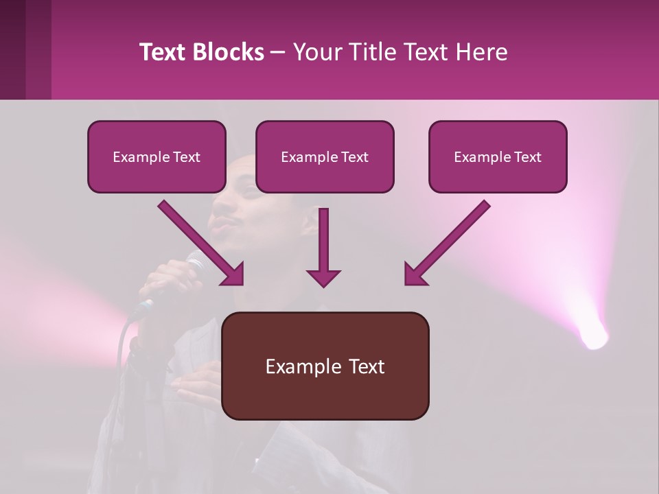 Peaceful Caucasian Family PowerPoint Template