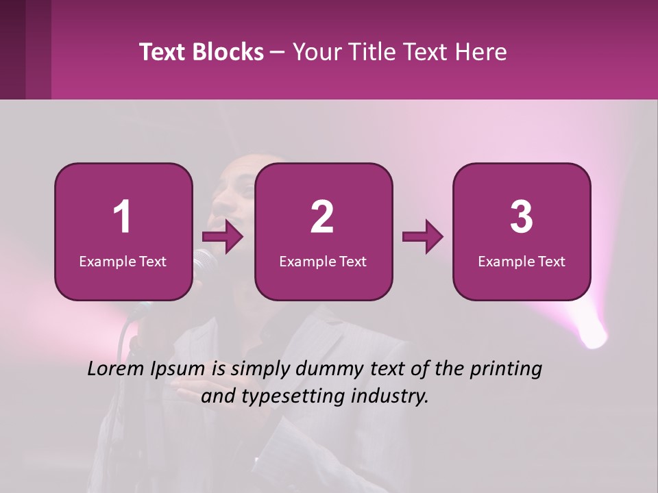 Peaceful Caucasian Family PowerPoint Template
