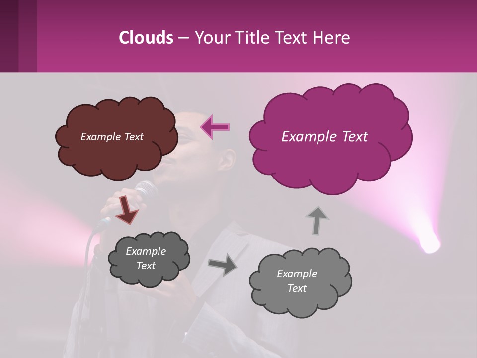 Peaceful Caucasian Family PowerPoint Template
