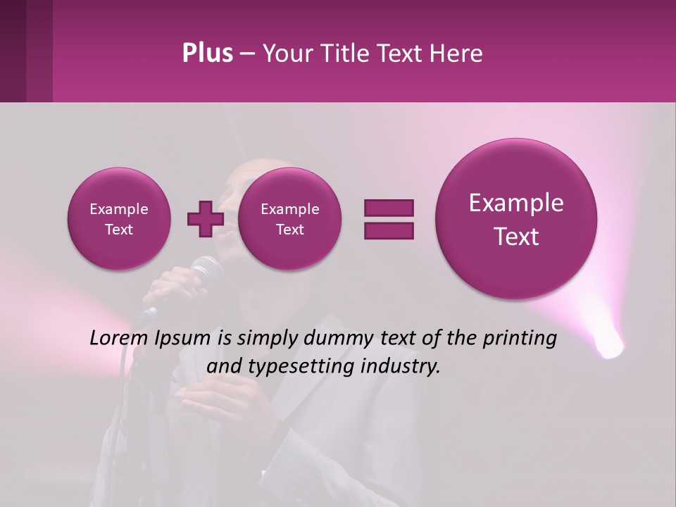 Peaceful Caucasian Family PowerPoint Template