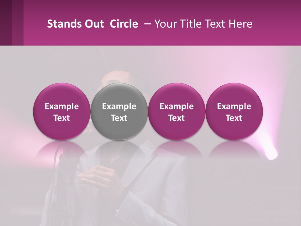 Peaceful Caucasian Family PowerPoint Template