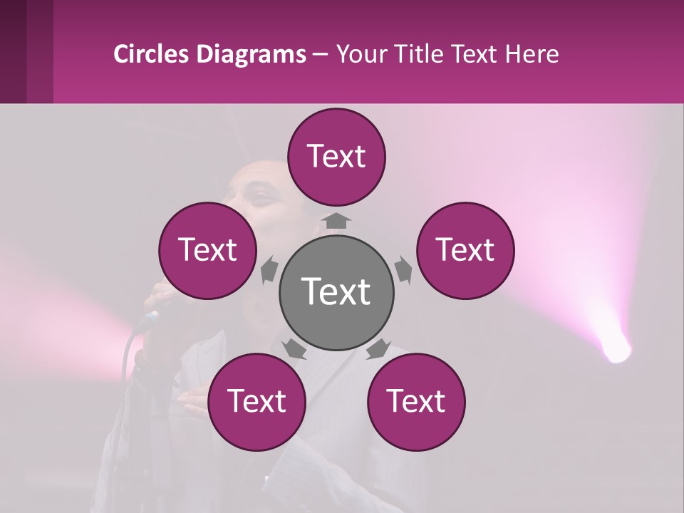 Peaceful Caucasian Family PowerPoint Template