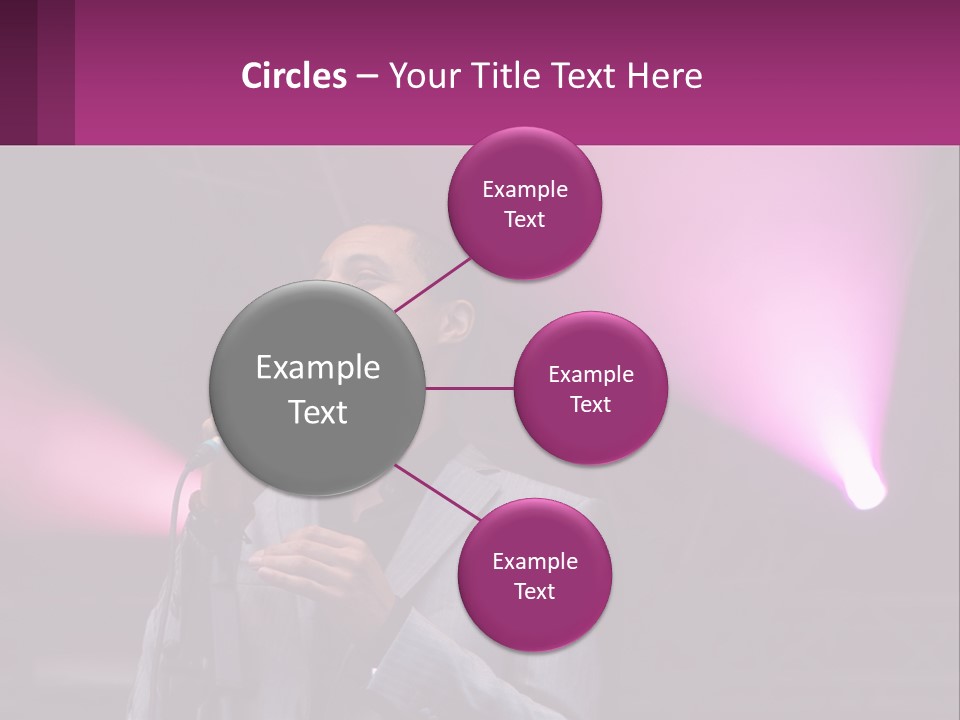 Peaceful Caucasian Family PowerPoint Template