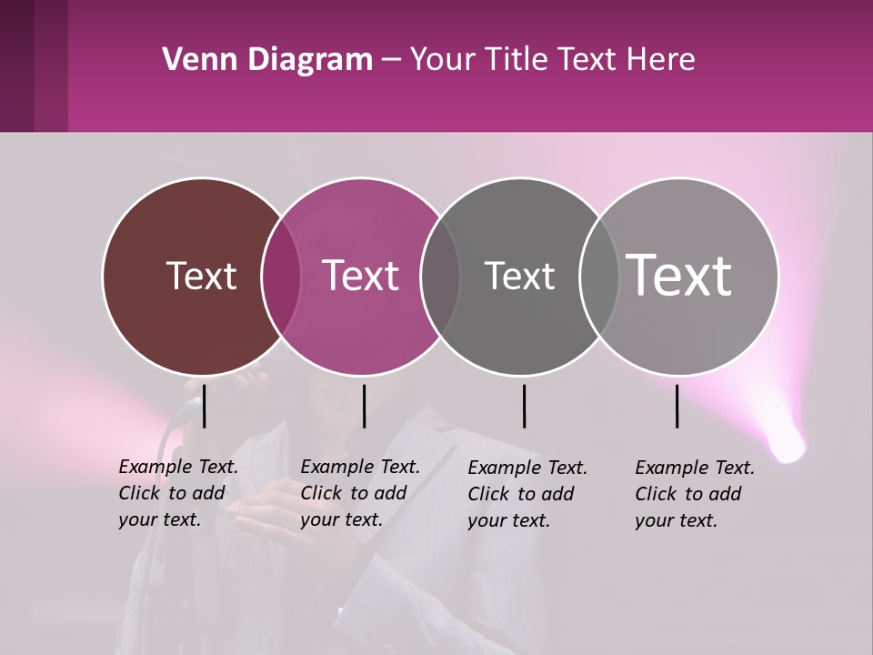 Peaceful Caucasian Family PowerPoint Template