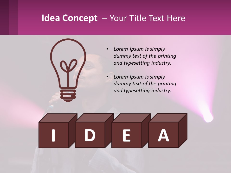 Peaceful Caucasian Family PowerPoint Template