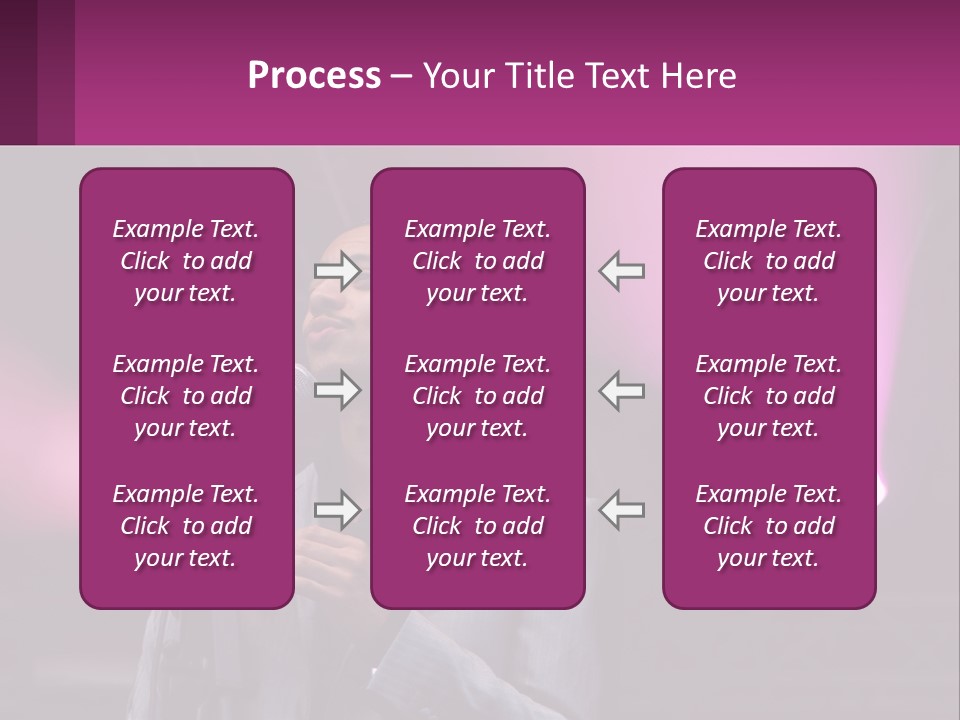 Peaceful Caucasian Family PowerPoint Template