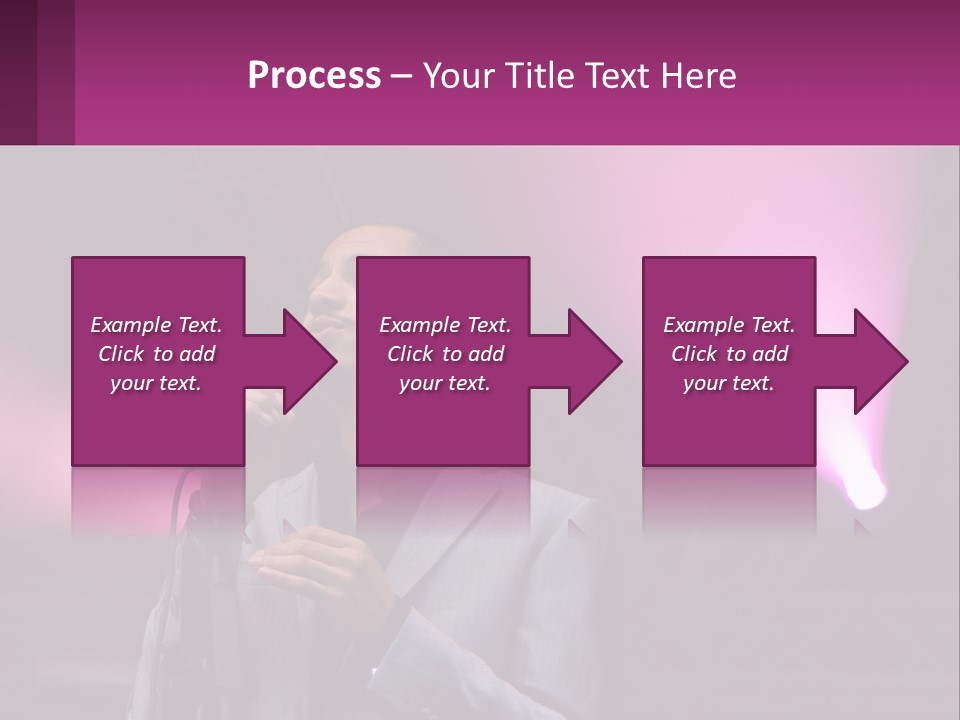 Peaceful Caucasian Family PowerPoint Template