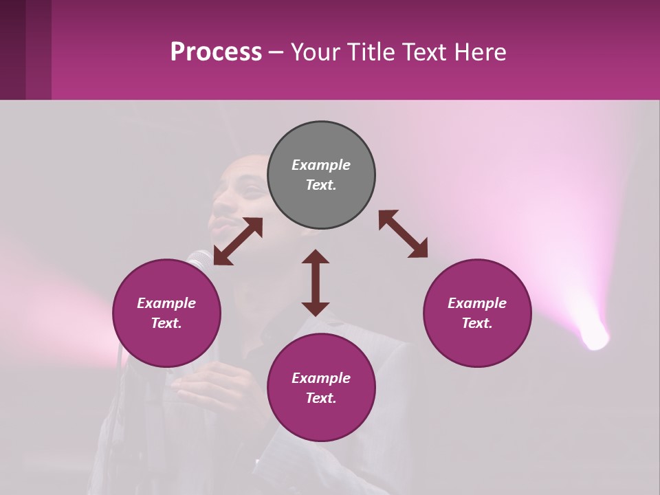 Peaceful Caucasian Family PowerPoint Template