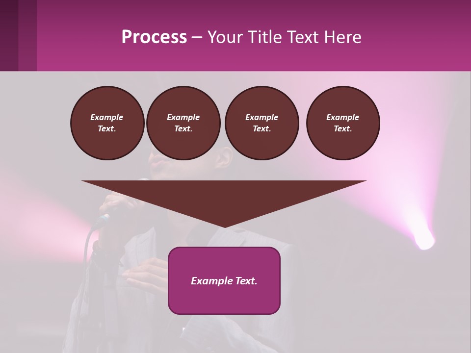 Peaceful Caucasian Family PowerPoint Template