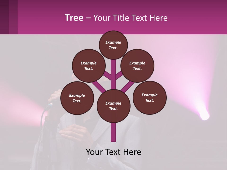 Peaceful Caucasian Family PowerPoint Template