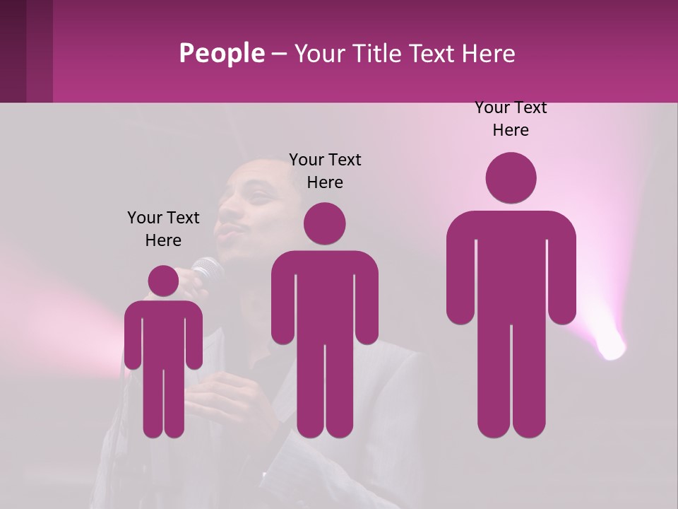 Peaceful Caucasian Family PowerPoint Template