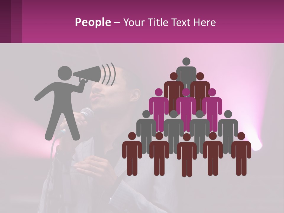 Peaceful Caucasian Family PowerPoint Template