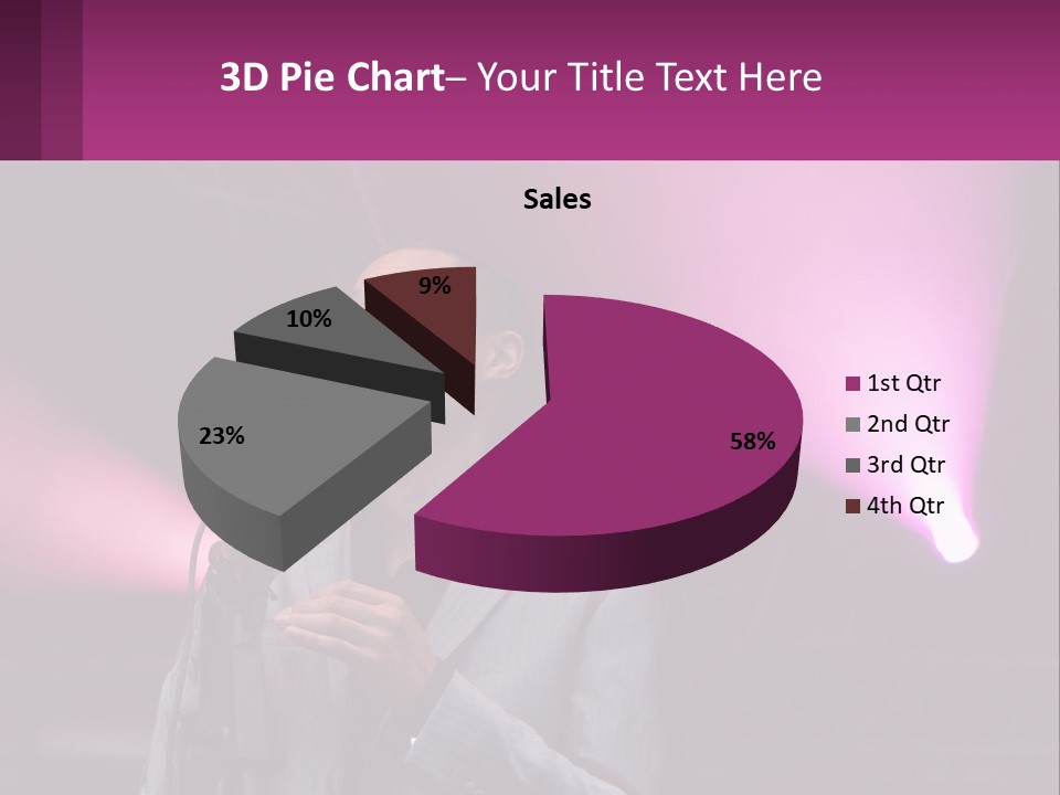 Peaceful Caucasian Family PowerPoint Template