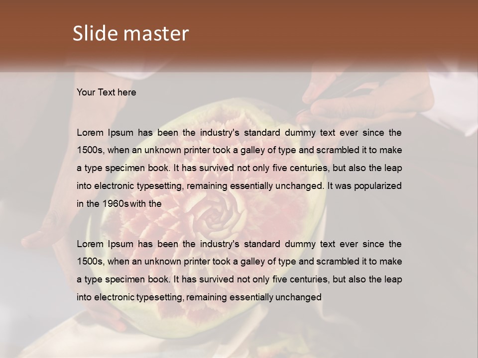 Sea Ocean White PowerPoint Template