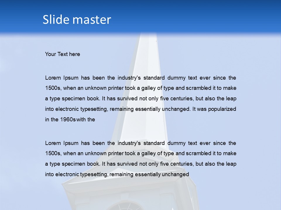 Sunrise Elderly Mother PowerPoint Template