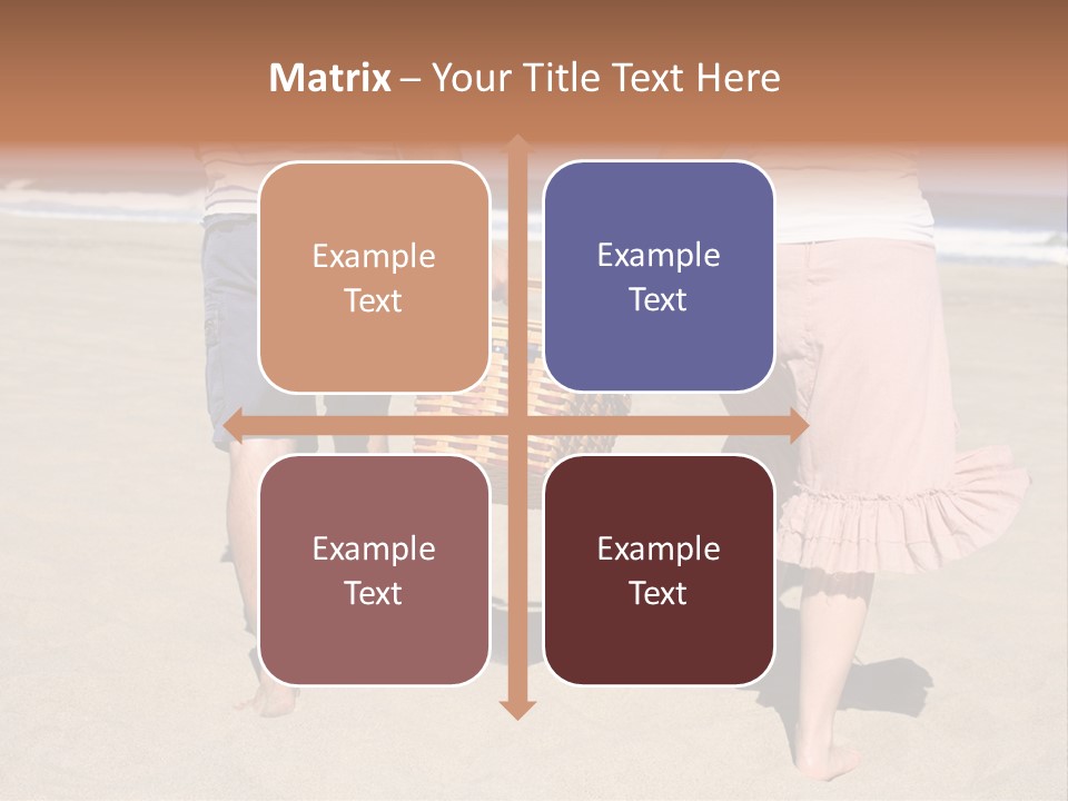 Water Senior Sunrise PowerPoint Template