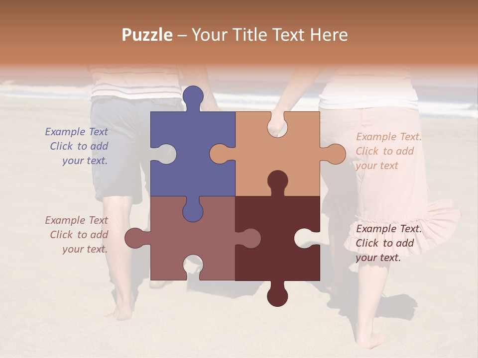 Water Senior Sunrise PowerPoint Template