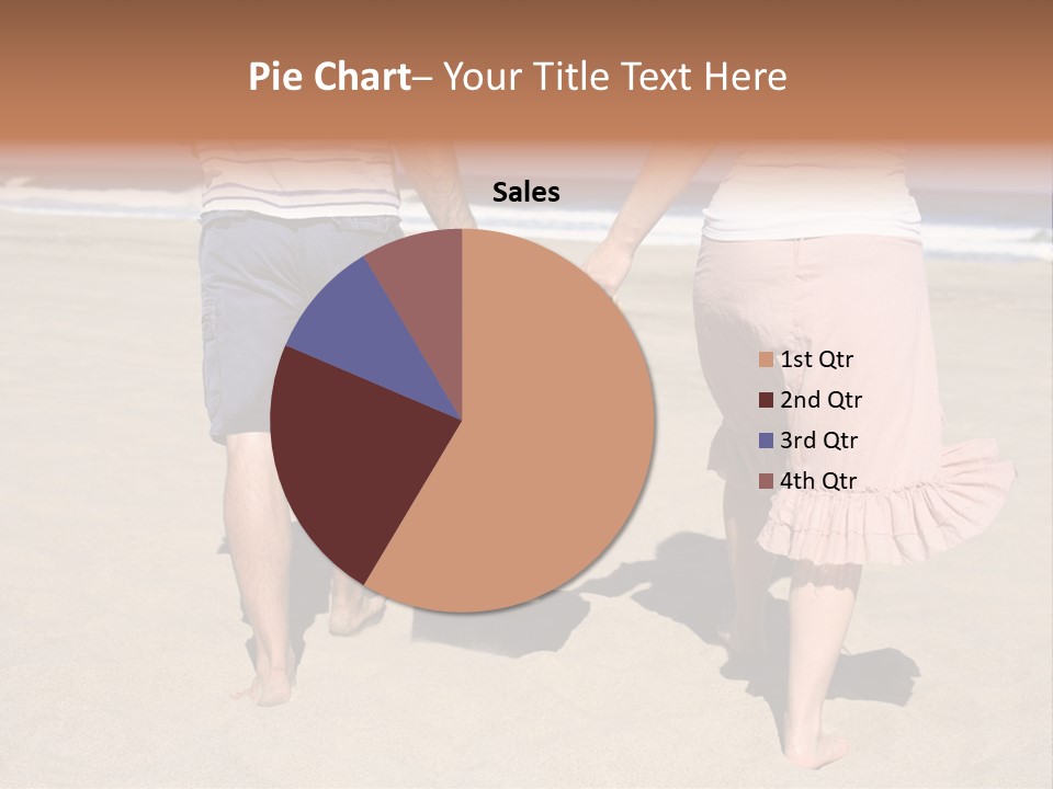 Water Senior Sunrise PowerPoint Template