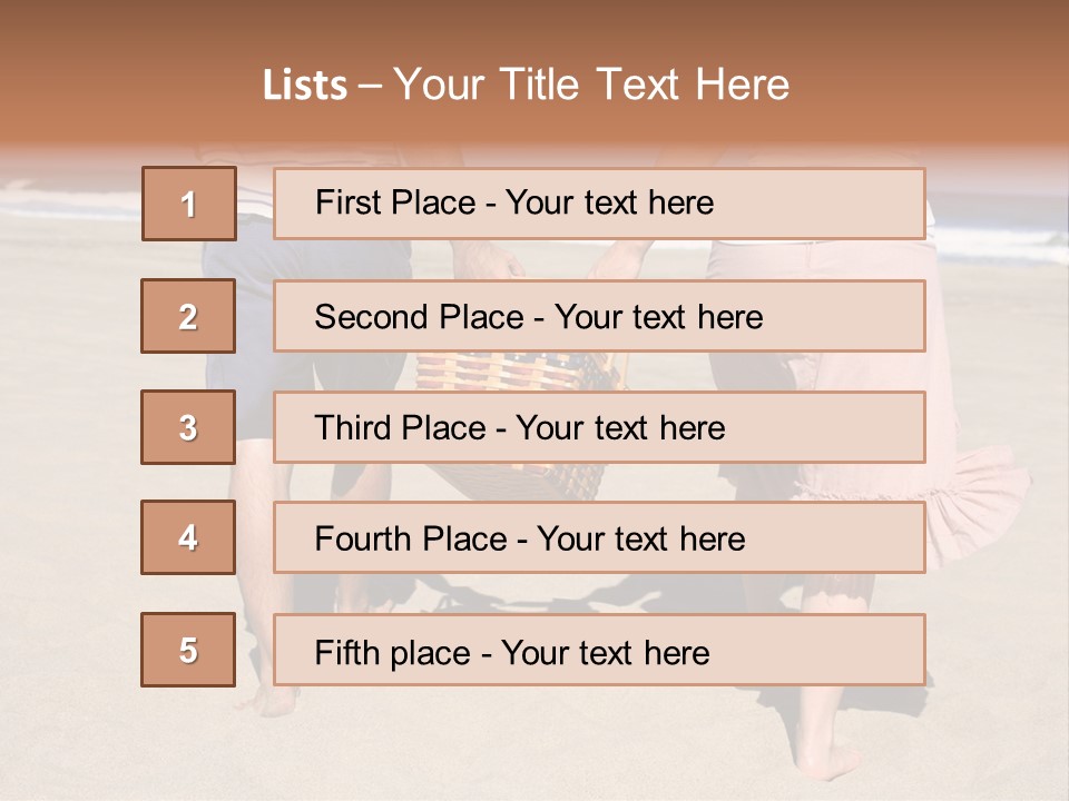 Water Senior Sunrise PowerPoint Template